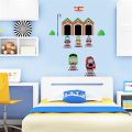 【BestGO】Cartoon Diy Thomas Train Wall Sticker Living Room Bedroom Wall Decoration Art Mural Anime Poster wall stickers for kids rooms. 