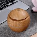 130ML Air Humidifier Ultrasonic USB Aroma Diffuser Wood Grain LED Night Light Electric Essential Oil Diffuser Aromatherapy Home. 