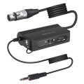 For Smartphone DSLR Cameras Camcorders LINKFLEX AD1 Microphone Preamp Amplifier XLR to 3.5mm Audio Adapter. 