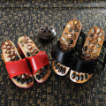Foot Pressure Pebble Foot Massage Slippers Men's Acupuncture Point Foot Massage Shoes Home Non-Slip Indoor Women's Summer Home. 