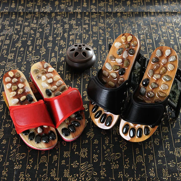 Foot%20Pressure%20Pebble%20Foot%20Massage%20Slippers%20Men's%20Acupuncture%20Point%20Foot%20Massage%20Shoes%20Home%20Non-Slip%20Indoor%20Women's%20Summer%20Home%20-%20Image%203