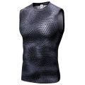 High Elastic Men's Compression Tights Gym Vest Top Quick Dry Sleeveless Sport Shirt Mens Vest Sport Tee Cool Running Sports Vest. 