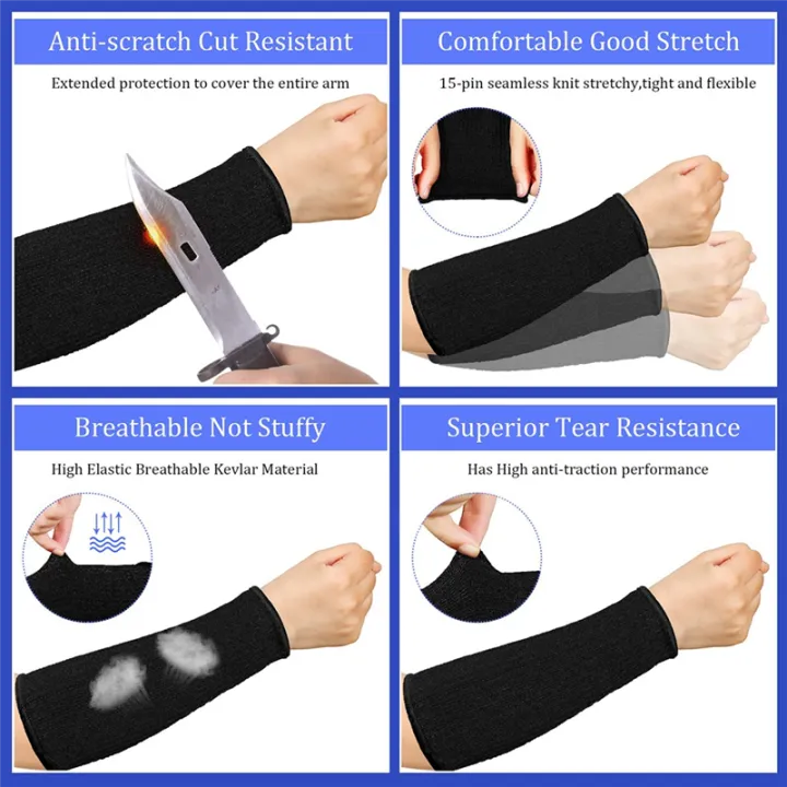 3%20Pairs%20Arm%20Protectors%20Black%20&%20Blue%20&%20Gray%20HPPE%20for%20Thin%20Skin%20and%20Bruising%20Cut%20Resistant%20Forearm%20Sleeve%20Level%205%20Arm%20Burn%20Protection%20Sleeve%20-%20Image%204