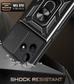 【Miga Plaza】 Privacy Armor for Realme C51 Case Shockproof Armor Camera Slide Cover Rugged Casing with Ring Stand. 