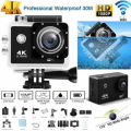 4K Sports Ultra HD DV, 4K WIFI Action Camera Water Resistant Full HD 1080P Underwater Waterproof Sport Cameras 2.0 Inch Camcorder Helmet Cam Sports DV Cam For GoPro Car HD Cam Pro. 