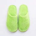 Nerhorer- Home Slippers Round Toe Winter Slip-on Flat Faux Fur Slippers. 