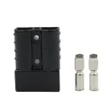 【7efc9af3】50Amp Plug for Anderson Style 12v 24v Carvan Charger Battery DC Power Connector replacement PC Adapter. 