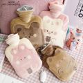 Cute Hot Water Bottle Bag for Girls Plush Shoulder Hand Warmer Heat Pack Warm Belly Instant Hot Pack Winter Water Heating Pad. 
