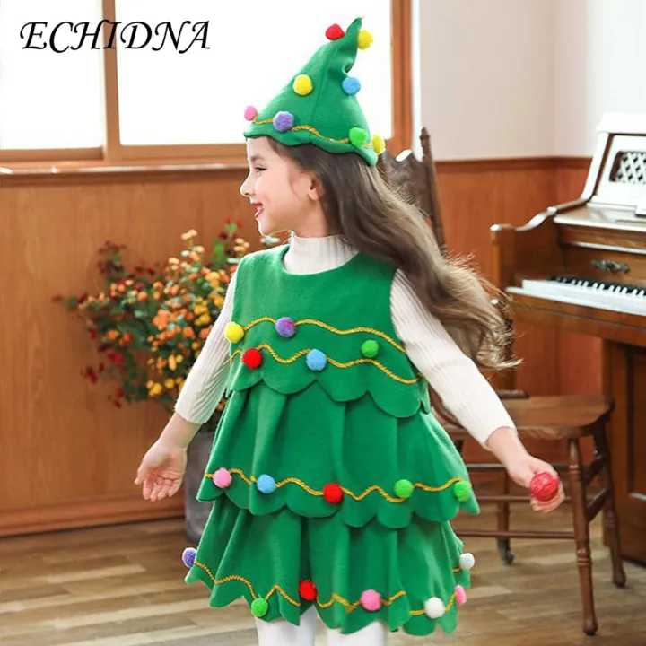 Christmas%20Costumes%20for%20Kids%20Festive%20Christmas%20Tree%20Costume%20Set%20for%20Girls%20Easy%20to%20Clean%20Xmas%20Hat%20Dress%20for%20Performance%20Cosplay%20Perfect%20Holiday%20Gift%20Snowman%20Outfits%20for%20Kids%20-%20Image%209