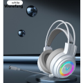 Wenefang 【New design】Gaming Headsets Gamer Headphone 7.1 Surround Sound Stereo Wired Earphones Usb Mic Colourful Light For Ps4 Pc Lap Game Headset. 