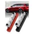 2 Piece Power Distribution Block, Bus Bar Junction Block Battery Busbar Terminal Block Nylon+Metal Ground Connecting Block 12V - 48V. 