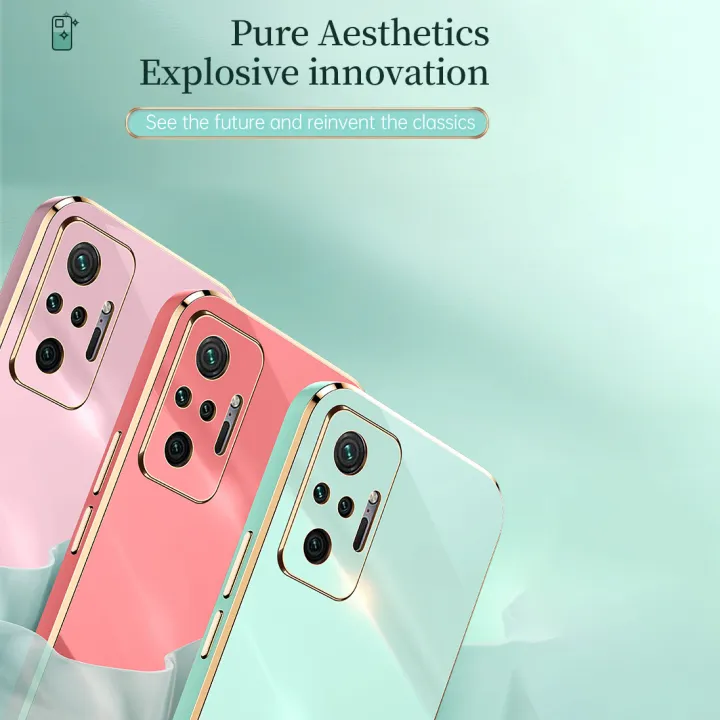 Lenuo%20Luxury%206D%20Plating%20Soft%20Casing%20Silicone%20Square%20Frame%20Phone%20Case%20For%20Xiaomi%20Redmi%20Note%2010%20Pro%204G%20/%20Redmi%20Note%2010%20Pro%20Max%20Phone%20Case%20Shiny%20Bling%20Back%20Cover%20Coque%20-%20Image%204