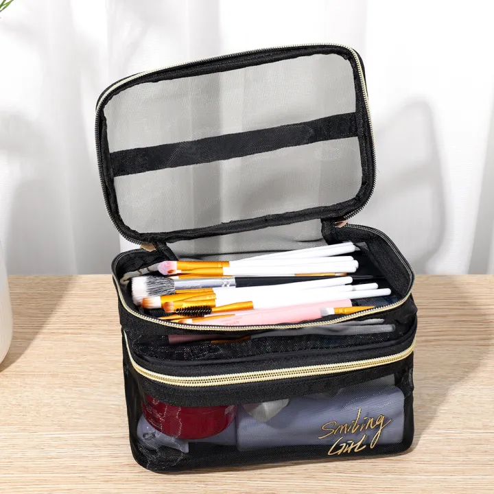 Women%20Girl%20Black%20Mesh%20Makeup%20Bag,%20Portable%20Travel%20Organiser%20Cosmetic%20Pouch%20Washing%20Lipstick%20Toiletries%20Sanitary%20Napkin%20Storage%20-%20Image%204