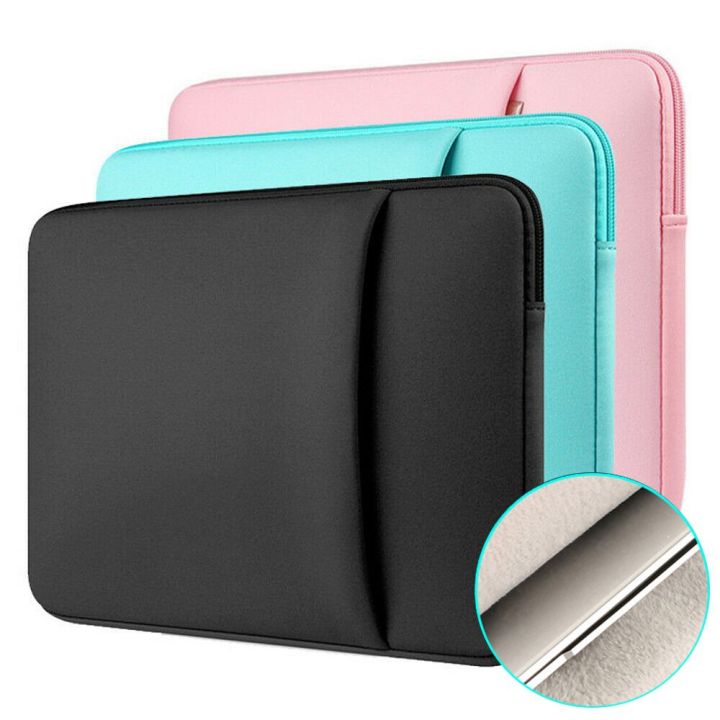 【HOT】 Laptop Bag Sleeve Case Cover Soft Notebook Pouch For Xiaomi Lenovo HP Dell Asus 11 13 15 Inch