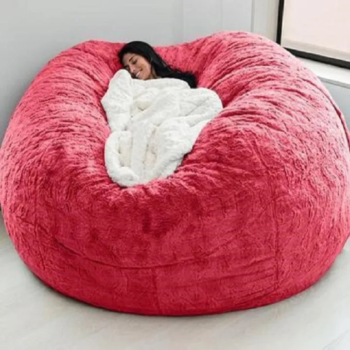 Home%20Sponge%20Bed%20Bean%20Bag%20Chair%20Cover%20Slipcover%20Double%20Bedroom%20Balcony%20Large%20Couch%20Round%20Soft%20Fluffy%20Cover%20No%20Fillings%20Only%20Cover%20-%20Image%205