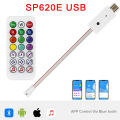Sp620e Usb Plug Ws2812b Mini Bluetooth Music App Controller Ir 21 Keys For Ws2812 Ws2811 Pixels Addressable Led Strip Dc5v. 
