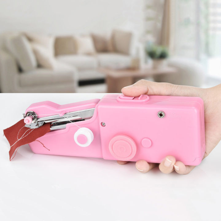 Quasar Portable Handheld Sewing Machine Portable Cordless Mini Sewing ...