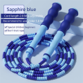 Bamboo Knot Rope Rope Skipping for Kindergarten Beginners Skipping Fitness School Students' Soft Bead Adjustable Rope Skipping with Pvc Handle. 