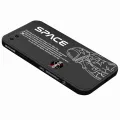 Hontinga for iPhone 7 Plus / 8 Plus Case Side Design Cool Astronaut Back View Letters Back Cover Soft Square Edge Pattern Liquid Silicone Trend Phone Cases. 