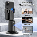 P01-Smart Gimbal 360° Auto Face Tracking Gimbal Rotation Phone Holder for Smartphone Video Vlog Live Stabilizer. 