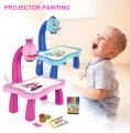 Children Led Projector Art Drawing Table Kids Painting Board Desk. 