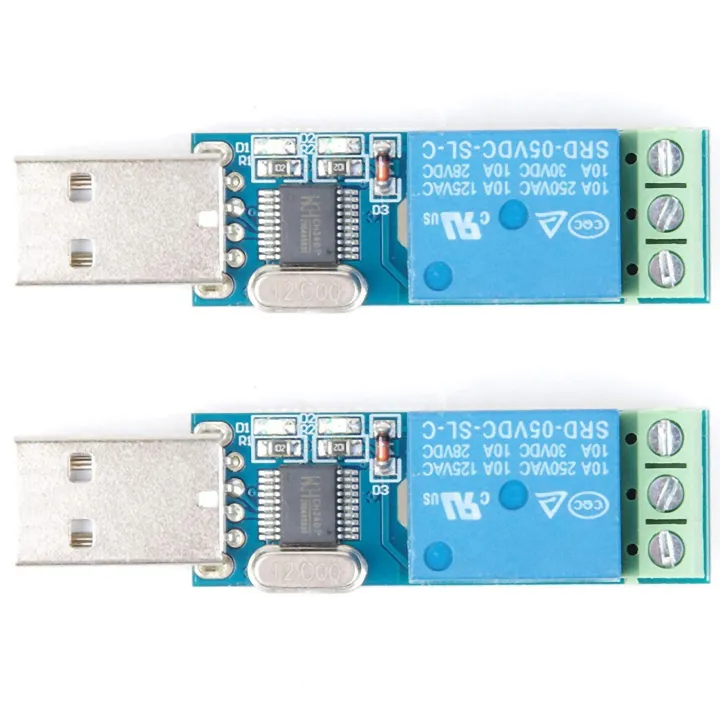 2X USB Relay Module USB Intelligent Control Switch USB Switch for LCUS ...