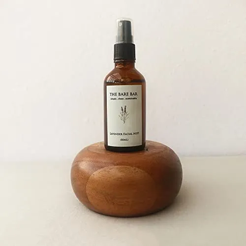 The Bare Bar Lavender Facial Mist – 15ml | 100% Natural Lavender Facial Water|Face Mist for Instant Glow & Reduces Stress |Improves Skin Elasticity & Hydrates Skin| For All Skin Types - Pack of 1FROM INDIA)JEZ