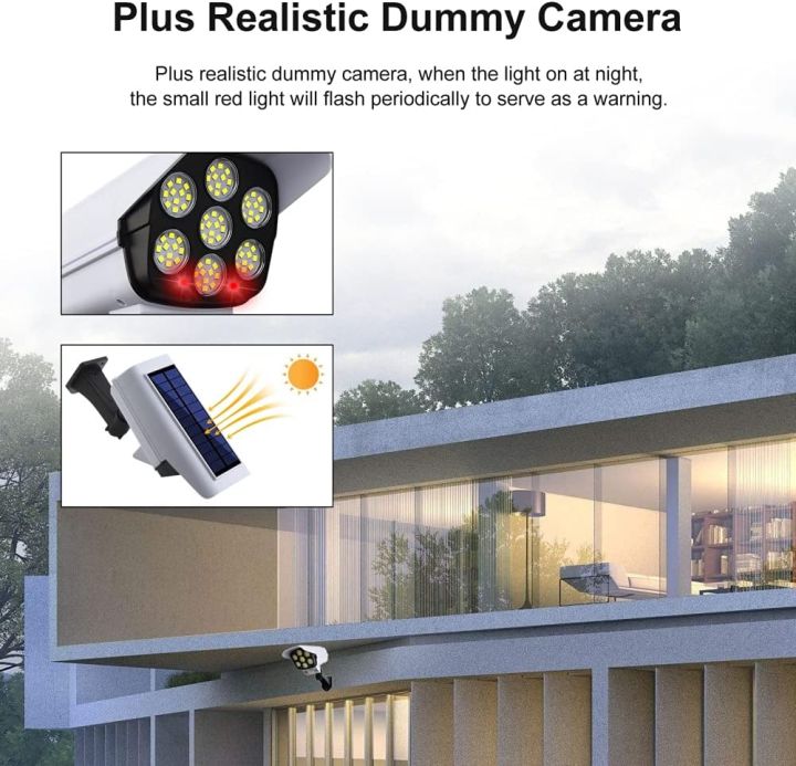 77%20LED%20Solar%20Security%20PIR%20Motion%20Sensor%20Light%20with%20Remote%20Control,%20Dummy%20Surveillance%20CCTV%20Light,%20Roatable%20Angle%20Adjustable%20LED%20Wall%20Light,%20Outdoor%20Fake%20Camera%20with%20Light%20-%20Image%203