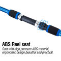 bellylady Portable 1.8m Telescopic Fishing Rod 5.5:1 Gear Ratio Spinning Fishing Reel Set With Fishing Line Fishing Gear. 