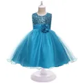Girl Clothing Flower Sequins Dress For Christmas Halloween Brithday Party 3-10Y Kid Princess Tutu Dresses Child Vestidos Clothes. 