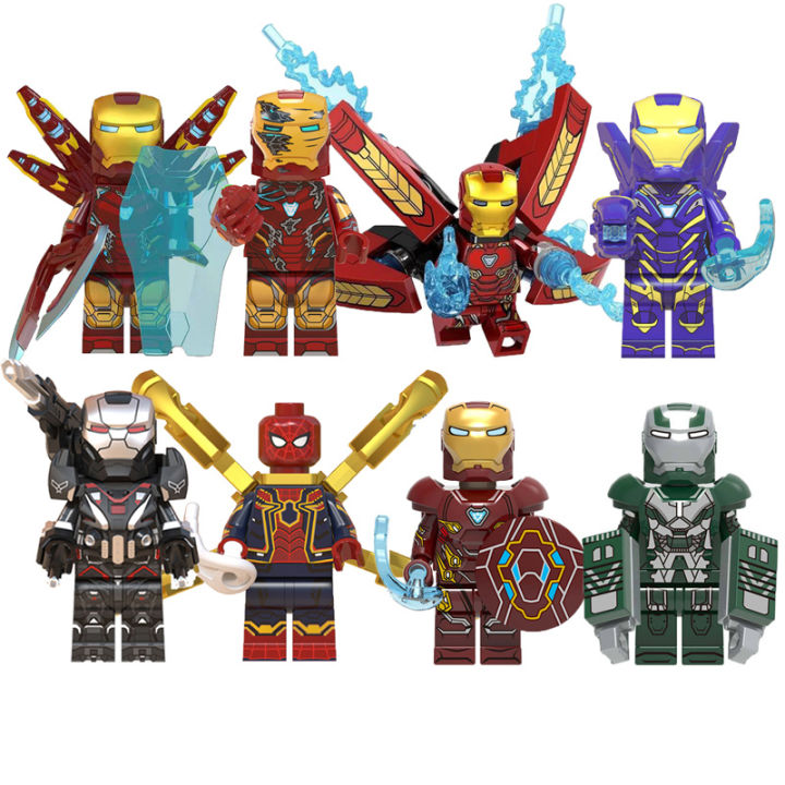 Compatible%20with%20LEGO%20Avengers%20Iron%20Man%20brick%20minifigures%20MK85%20War%20Machine%20Hulkbuster%20Armor%20Assembly%20Toy%20for%20Boys%20-%20Image%205