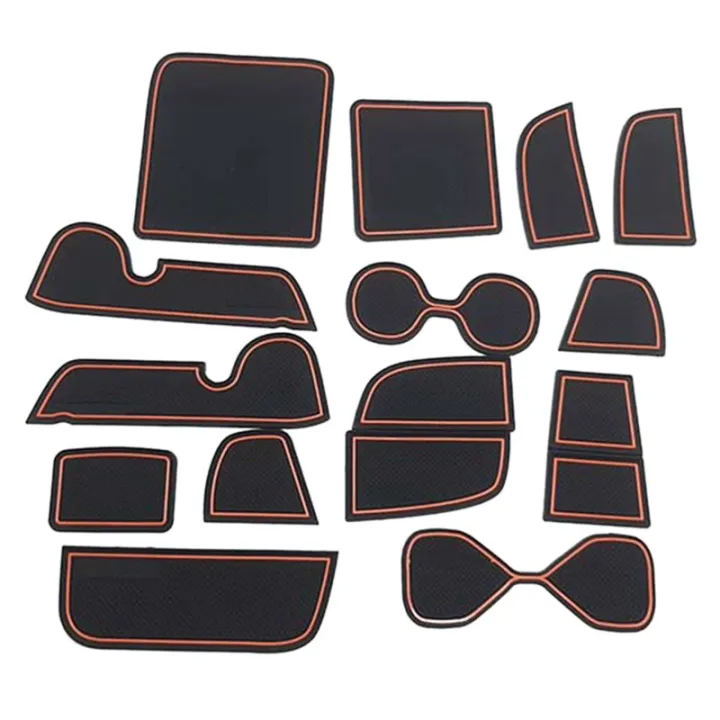 15Pcs%20Gate%20Slot%20Pad%20for%20Honda%20HRV%20HR-V%20Vezel%202021%202022%20Accessories%20-%20Image%204