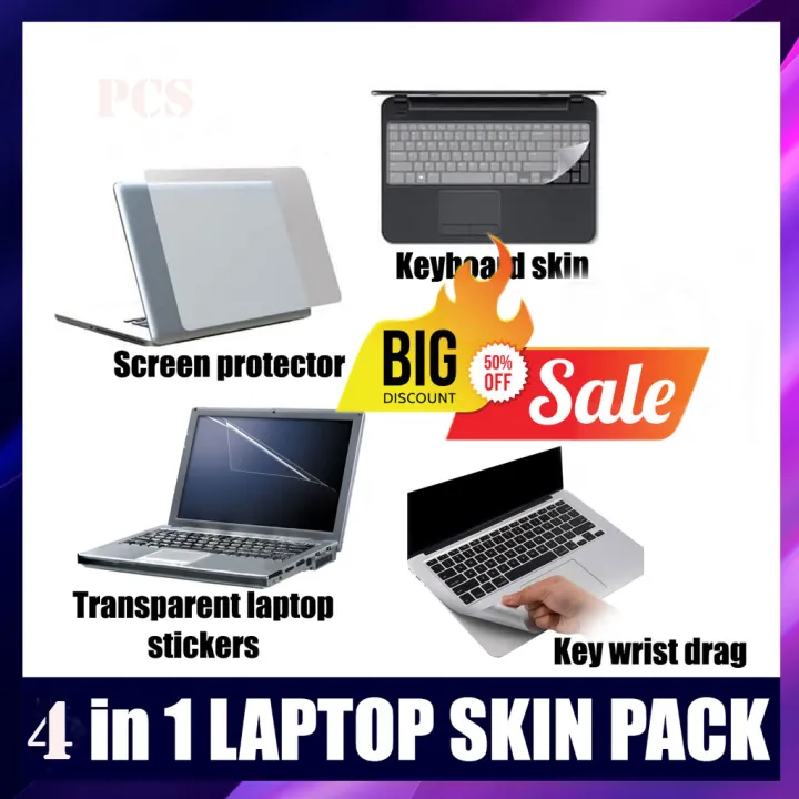 15.6"%20High%20Quality%204%20in%201%20Laptop%20Skin%20Protector%2015.6%20inch%20sticker%20pack%2015%20inch%2015"%20laptop%204%20in%201%20pack%204%20in%201%20skin%20pack%20laptop%20protector%20-%20Image%204