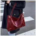 Trendy Student Classroom Bag Commuter Bag Lady Purse Portable Bucket Bag Women Tote Bag Retro Crossbody Bag. 