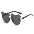 Cartoon Lovely Kids Sunglasses Bear Shape Frame Girls Children Sun Glasses Round Baby Boy Eyeglasses Cute Shades. 