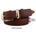 Alloy Buckle Women Belts PU Leather Wild Female Waist Belts Brown Black White Red Girls Pants Jeans Fashion Belt. 