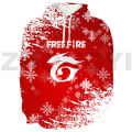 3D Free Fire Garena Game Hoodie for Men Harajuku Oversize Pullovers Warm Long Sleeve Anime Female Clothes Street Clothing Top. 
