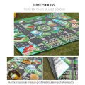 City Game Baby Carpet Roadmap Mat Play Playing Mat Baby Map Lot Traffic Car Traffic Signs Mat City Parking Climbing Road(Cement Truck). 