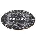 Wooden Pendulum Board Base Stars Moon Phases 26 English Letters Divination Message Metaphysics Altar Wall Art Home Decor. 