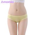 Breathable Mesh Briefs Mesh Briefs Solid Color Ultra-thin Low-rise Panties Breathable Underpants Women Mesh Panties. 