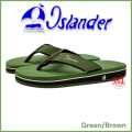Islander 'Green/Brown' Men's non-slip rubber soles authentic and original slippers/flipflops (Makapal). 