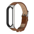 Band Strap for Xiaomi Mi Band 6 7 8 5 4 3 NFC Leather Wristband For Miband 6 Global Version Bracelet for Mi Band 5 6 7 8 Correa. 