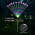 Solar Firefly Lamp Ball Floor Lamp Courtyard Atmosphere Decoration Light LED Swinging Solar Light. 