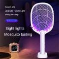 Electronic Rechargeable Mosquito Bat Racket Swatter Killer Bat Insect Killers Mosquito Net Mosquito. 