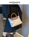 MATEYOYO Women Handbag Korean Sling Bag Ins Fashion Shoulder Bag Dual Use Leisure Style Casual Summer Hand Bag Messenger Bag Women Beach Bag Oxford Bag. 