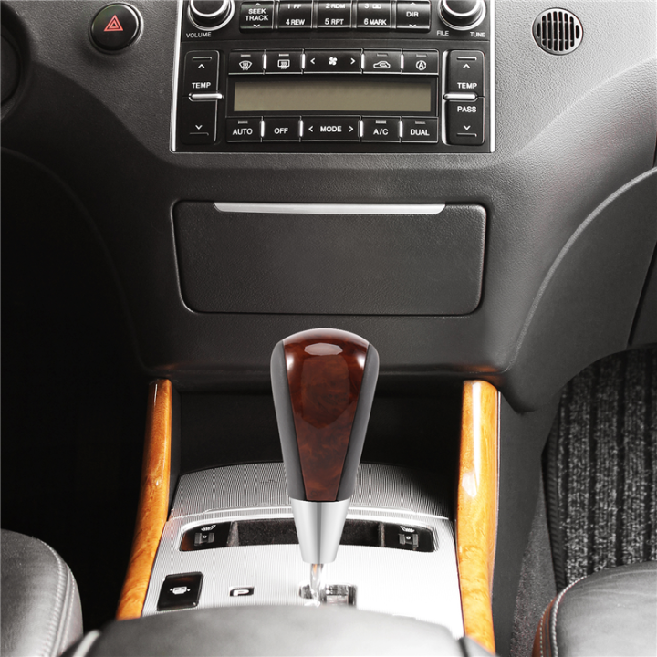 Wood%20Grain%20Car%20Gear%20Shift%20Knob%20for%20/%20Fortuner%20Crown%20Land%20Cruiser%20Lever%20Shifter%20Stick%20Grey%20-%20Image%204