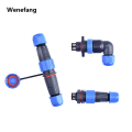Wenefang Profesional LD Series IP68 Waterproof Connector Male Plug Female Socket 2/3/4/5/6/7/9 Pin Panel Mount Wire Cable Connector Aviation Plug. 