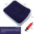 Travel Footrest Air Pillow Plane Car Leg Relax Cushion Inflatable Foot Rest. 