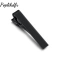 Poplikdfr Tie Clips For Men Luxury Simple Tie Bar Clip Solid Color Necktie For Wedding Anniversary Business Daily Life. 