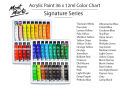 Mont Marte Acrylic Paint Colour Tube Set Signature Series 36 Color 12ml. 